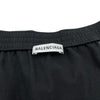 バレンシアガ BALENCIAGA ウェストロゴフレアスカート 626250 ブラック コットン レディース スカート