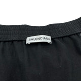 バレンシアガ BALENCIAGA ウェストロゴフレアスカート 626250 ブラック コットン レディース スカート