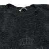 バレンシアガ BALENCIAGA BBロゴ刺繍 ニット スウェットシャツ 651106 ブラック ポリエステル メンズ スウェット