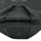 バレンシアガ BALENCIAGA BBロゴ刺繍 ニット スウェットシャツ 651106 ブラック ポリエステル メンズ スウェット