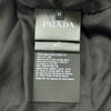 プラダ PRADA ロゴエンボスベルベットパーカー SGB965 ブラック ベロア メンズ パーカー