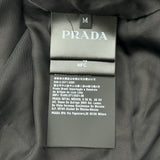 プラダ PRADA ロゴエンボスベルベットパーカー SGB965 ブラック ベロア メンズ パーカー