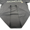 モンクレール MONCLER ロゴ刺繍半袖シャツ ブラック コットン レディース 半袖シャツ