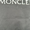 モンクレール MONCLER ロゴ刺繍半袖シャツ ブラック コットン レディース 半袖シャツ
