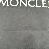 モンクレール MONCLER ロゴ刺繍半袖シャツ ブラック コットン レディース 半袖シャツ