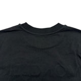 モンクレール MONCLER ロゴ刺繍半袖シャツ ブラック コットン レディース 半袖シャツ