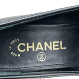 シャネル CHANEL ココマークチェーンローファー G35067 ブラック レザー レディース ローファー