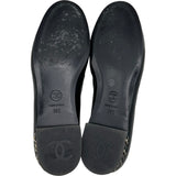 シャネル CHANEL ココマークチェーンローファー G35067 ブラック レザー レディース ローファー