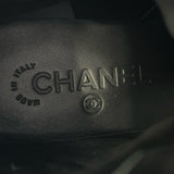 シャネル CHANEL ココマークスエードショートブーツ G33769 ブラック スエード レディース ブーツ