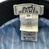 エルメス HERMES デニムキャスケット ブルー デニム レディース その他ファッション雑貨