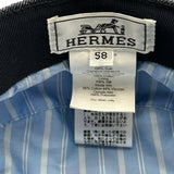 エルメス HERMES デニムキャスケット ブルー デニム レディース その他ファッション雑貨