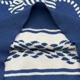 エルメス HERMES 総柄カシミヤニットトップス 3E2615D4 ネイビー カシミヤ/シルク　 レディース その他トップス