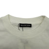 バレンシアガ BALENCIAGA プリントTシャツ 612966 ホワイト コットン メンズ 半袖Ｔシャツ