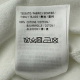 バレンシアガ BALENCIAGA プリントTシャツ 612966 ホワイト コットン メンズ 半袖Ｔシャツ