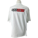 バレンシアガ BALENCIAGA プリントTシャツ 612966 ホワイト コットン メンズ 半袖Ｔシャツ