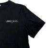 ジミーチュウ JIMMY CHOO ロゴプリントTシャツ ブラック コットン レディース 半袖Ｔシャツ