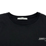 ジミーチュウ JIMMY CHOO ロゴプリントTシャツ ブラック コットン レディース 半袖Ｔシャツ