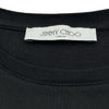 ジミーチュウ JIMMY CHOO ロゴプリントTシャツ ブラック コットン レディース 半袖Ｔシャツ