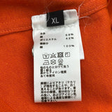 エルメス HERMES セリエボタンポロシャツ オレンジ コットン レディース ポロシャツ