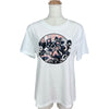 エルメス HERMES プリントTシャツ 2E4613DU ホワイト コットン レディース 半袖Ｔシャツ