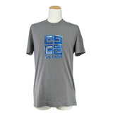 ジバンシィ GIVENCHY ロゴプリントTシャツ BM716G3YCT グレー コットン メンズ 半袖Ｔシャツ