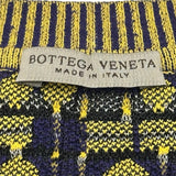 ボッテガ・ヴェネタ BOTTEGA VENETA イントレチャート半袖ニットトップス 504394 イエロー ポリエステル レディース その他トップス