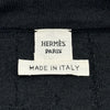 エルメス HERMES 総柄エンボスニットセーター 3H2619DA ブラック カシミヤ/シルク レディース セーター