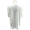バレンシアガ BALENCIAGA デストロイ加工ロゴプリントTシャツ 651795 ホワイト コットン メンズ 半袖Ｔシャツ
