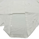 バレンシアガ BALENCIAGA デストロイ加工ロゴプリントTシャツ 651795 ホワイト コットン メンズ 半袖Ｔシャツ