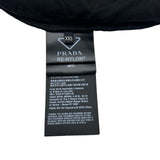 プラダ PRADA Re Nylon トライアングルロゴ フーディー UJL04C ブラック コットン メンズ パーカー