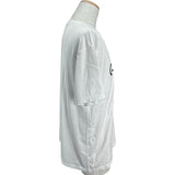 セリーヌ CELINE ロゴプリントTシャツ 2X681671Q ホワイト コットン メンズ 半袖Ｔシャツ