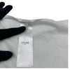 セリーヌ CELINE ロゴプリントTシャツ 2X681671Q ホワイト コットン メンズ 半袖Ｔシャツ
