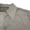グッチ GUCCI GG総柄シルクブラウス 720539 ベージュ シルク レディース ブラウス