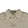 グッチ GUCCI GG総柄シルクブラウス 720539 ベージュ シルク レディース ブラウス