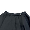 プラダ PRADA Re-Nylonトライアングルロゴスカート 21X925 ブラック ナイロン レディース ロングスカート