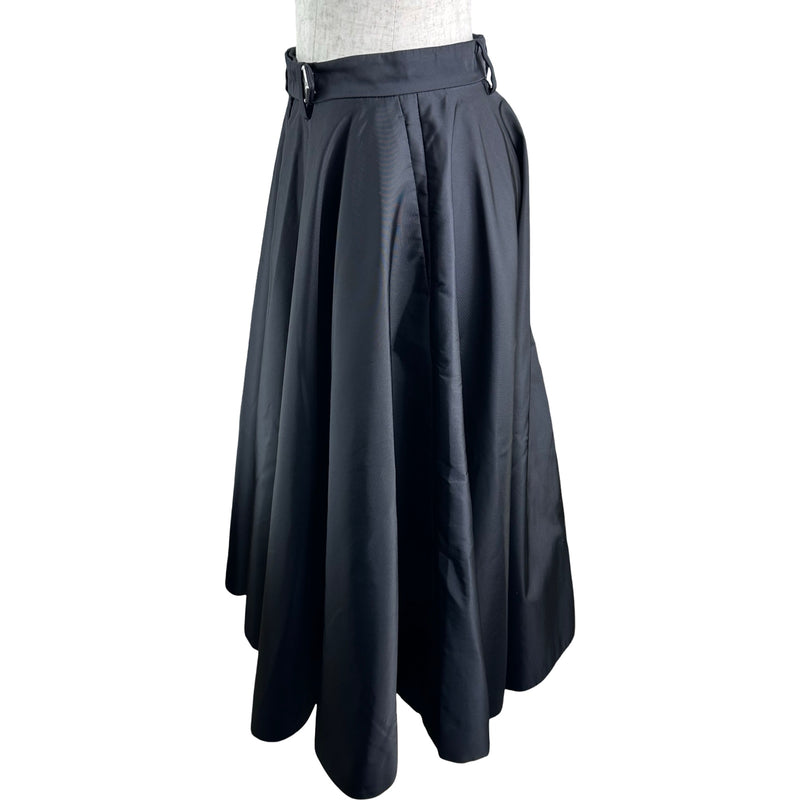 プラダ PRADA Re-Nylonトライアングルロゴスカート 21X925 ブラック