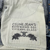 セリーヌ CELINE ルーズデニムパンツ ブルー コットン メンズ デニムパンツ