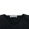 バレンシアガ BALENCIAGA ロゴプリントドッキングワンピース 571126 ブラック コットン レディース ワンピース