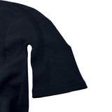 バレンシアガ BALENCIAGA ロゴプリントドッキングワンピース 571126 ブラック コットン レディース ワンピース