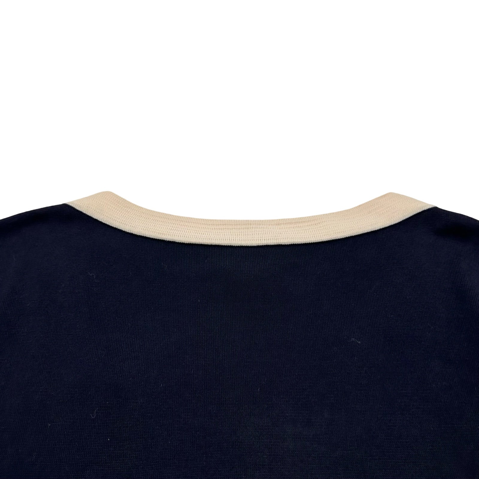 シャネル CHANEL ニットワンピース P47532 ネイビー コットン