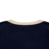シャネル CHANEL ニットワンピース P47532 ネイビー コットン レディース ワンピース