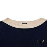 シャネル CHANEL ニットワンピース P47532 ネイビー コットン レディース ワンピース