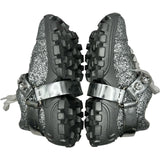ミュウミュウ miu miu グリッタープラットフォームスニーカー シルバー グリッター レディース スニーカー