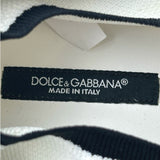 ドルチェ＆ガッバーナ Dolce & Gabbana ロゴプリントスリッポン ホワイト キャンバス レディース スリッポン
