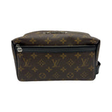 ルイ・ヴィトン LOUIS VUITTON トゥルース・トワレ M40378 ブラウン ブラック シルバー金具 モノグラム・マカサー メンズ セカンドバッグ