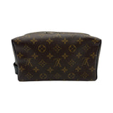 ルイ・ヴィトン LOUIS VUITTON トゥルース・トワレ M40378 ブラウン ブラック シルバー金具 モノグラム・マカサー メンズ セカンドバッグ