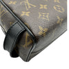 ルイ・ヴィトン LOUIS VUITTON トゥルース・トワレ M40378 ブラウン ブラック シルバー金具 モノグラム・マカサー メンズ セカンドバッグ