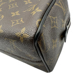 ルイ・ヴィトン LOUIS VUITTON トゥルース・トワレ M40378 ブラウン ブラック シルバー金具 モノグラム・マカサー メンズ セカンドバッグ