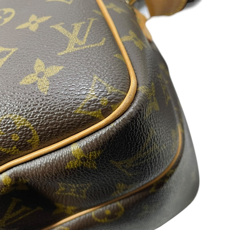 ルイ・ヴィトン LOUIS VUITTON リポーターGM M45252 ブラウン 