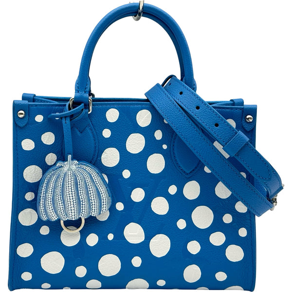 し*野様 LOUIS VUITTON オンザゴー PM ハンドバッグ ルイ・ヴィトン LOUIS VUITTON オンザゴー PM 草間彌生 M46424